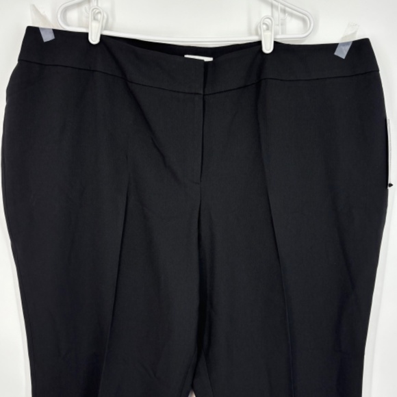 Le Suit Womens 24W Single Button Blazer Slim Fit Pants Suit Black Office Career - Picture 13 of 16